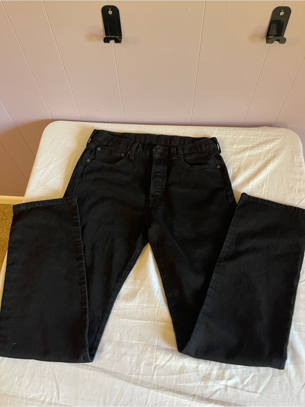Levi's Black Straight Jeans, perfect condition
